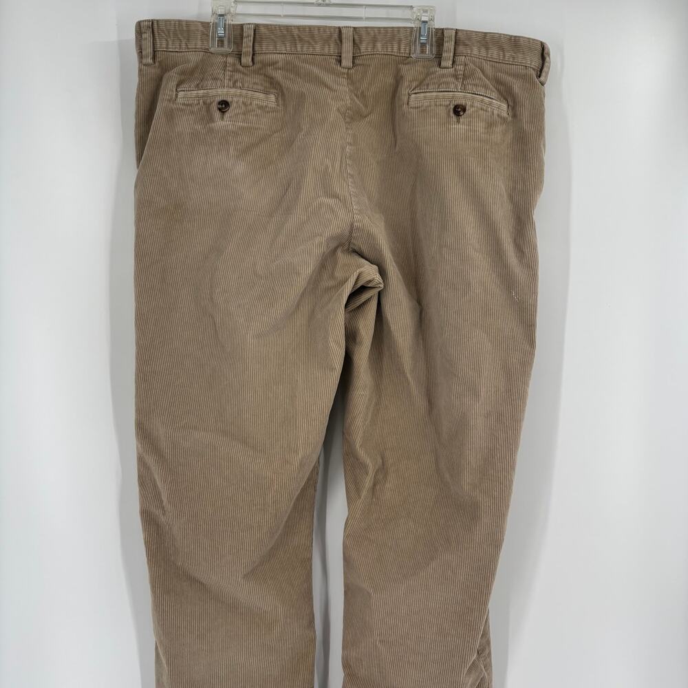 L.L Bean Men's 44x31 Comfort Waist Beige Corduroy Pants - Picture 6 of 7